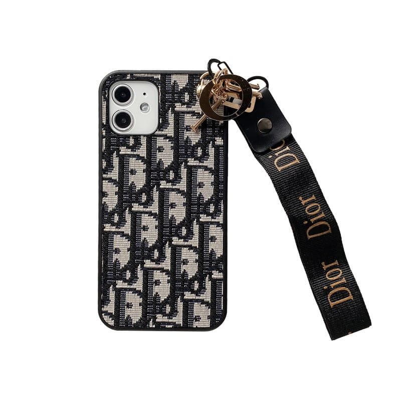Dior Phone Case With Hand Strap