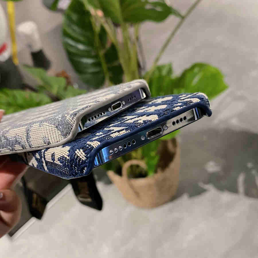 Dior Phone Case With Hand Strap