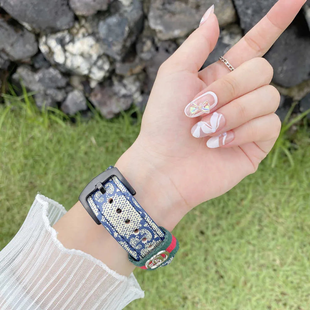 blue Apple Ultra 2 Watch Band Gucci