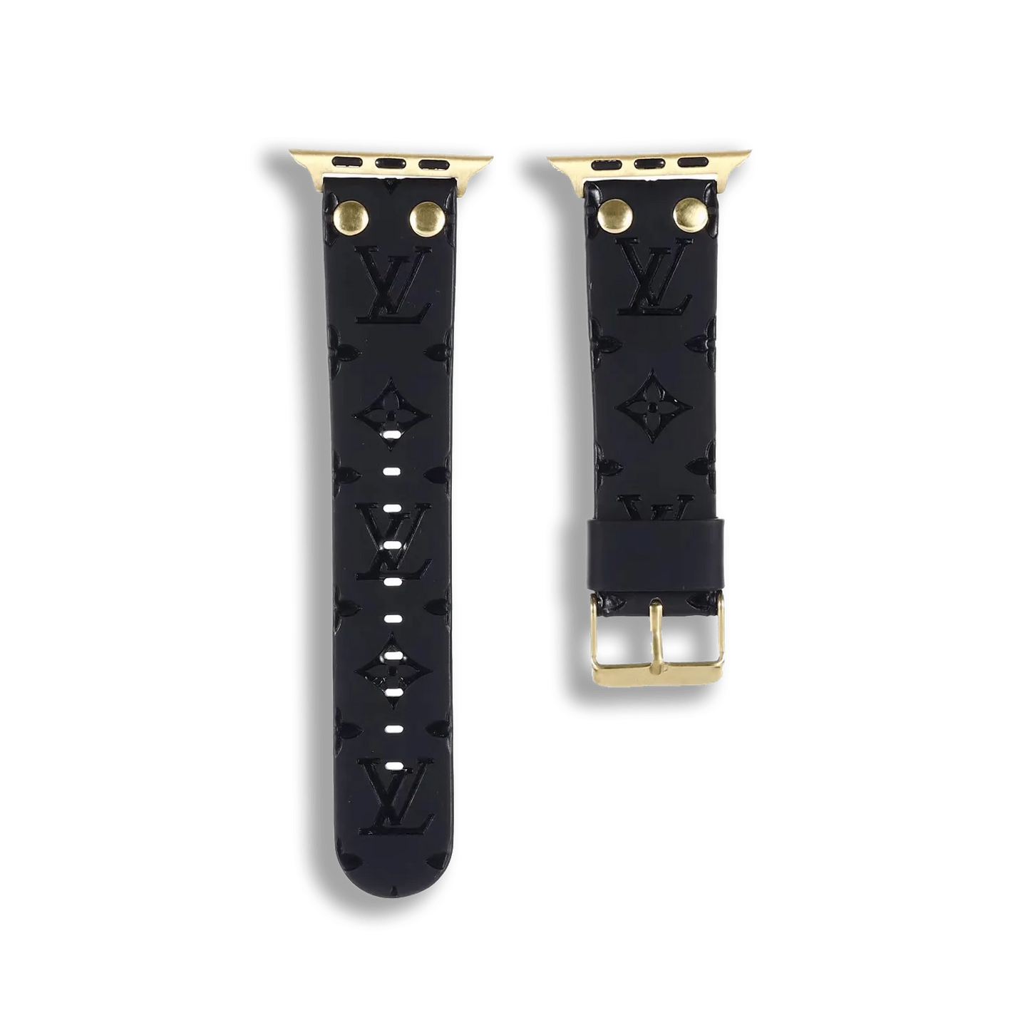 Black Louis Vuitton Apple Watch Band