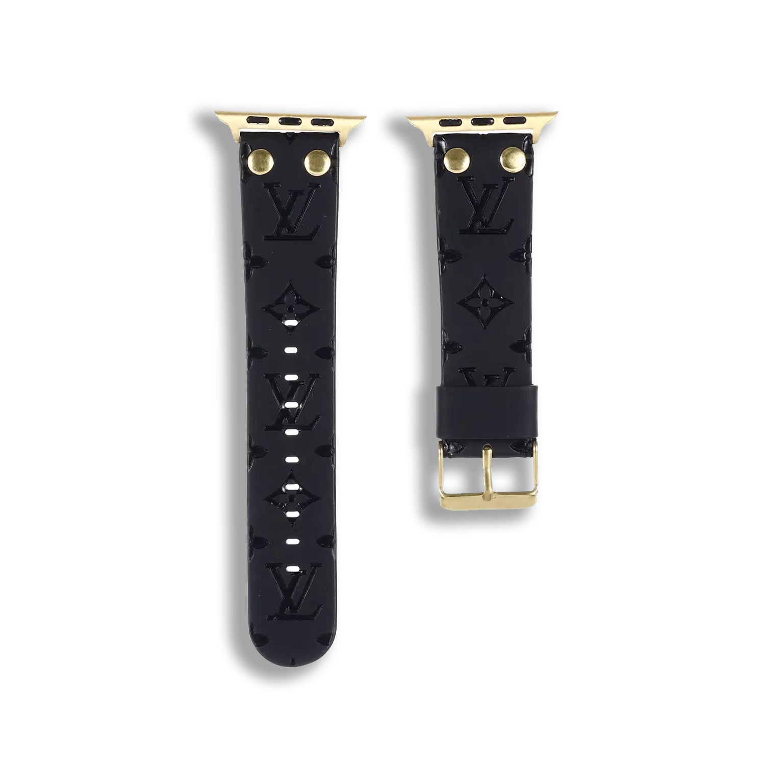 Black Louis Vuitton Apple Watch Band