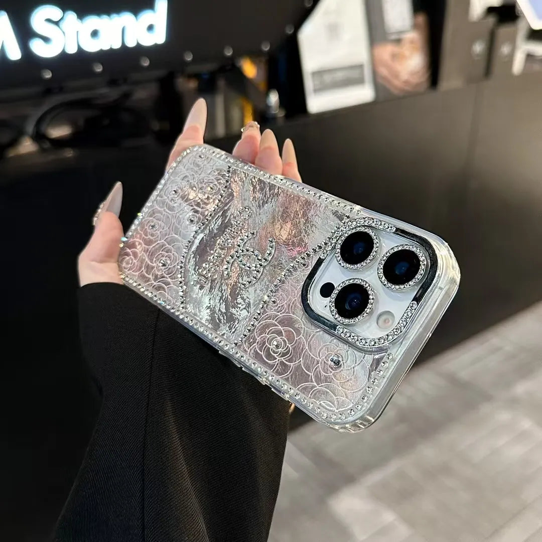 Chanel Inspired Pearl iPhone Case