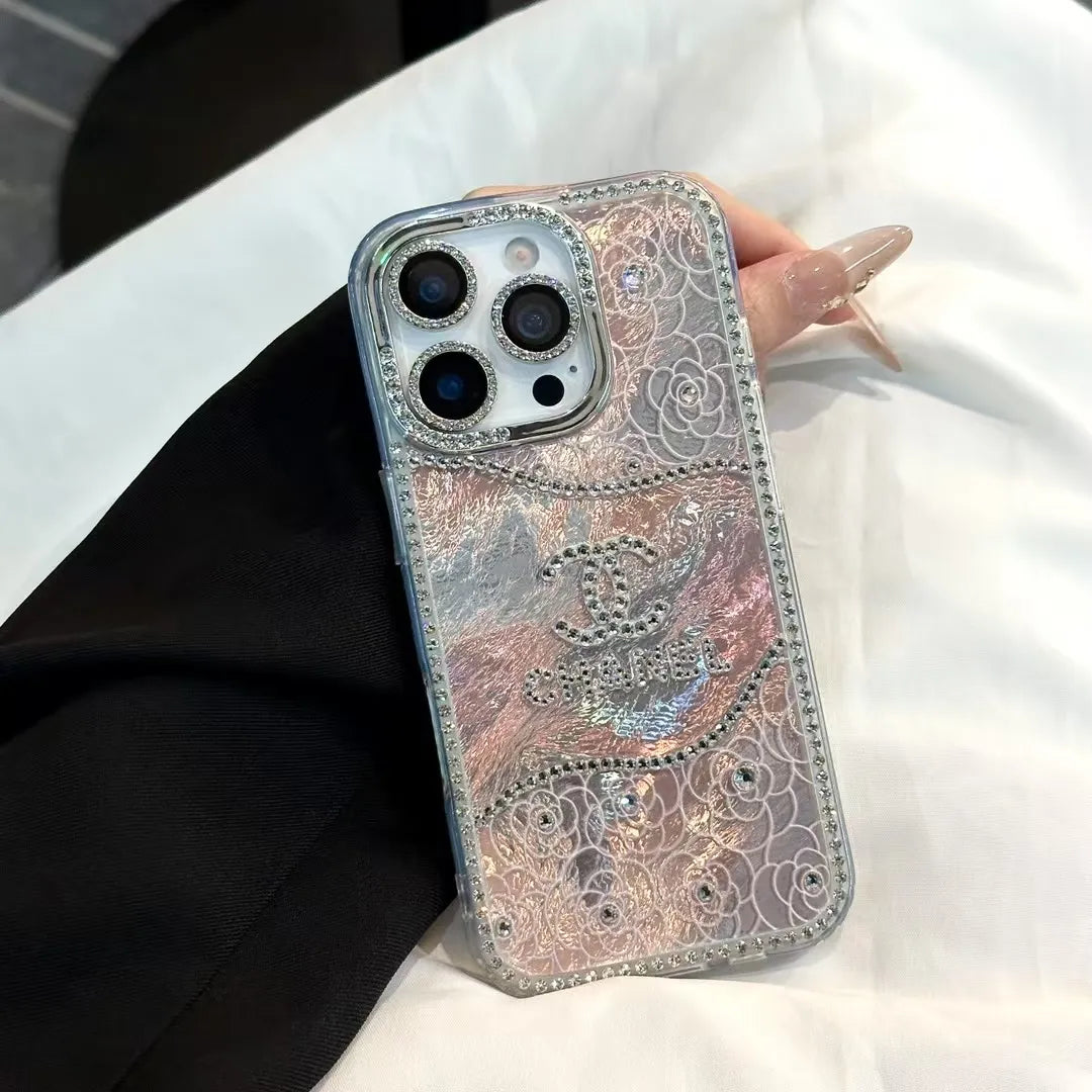 Chanel Inspired Pearl iPhone Case