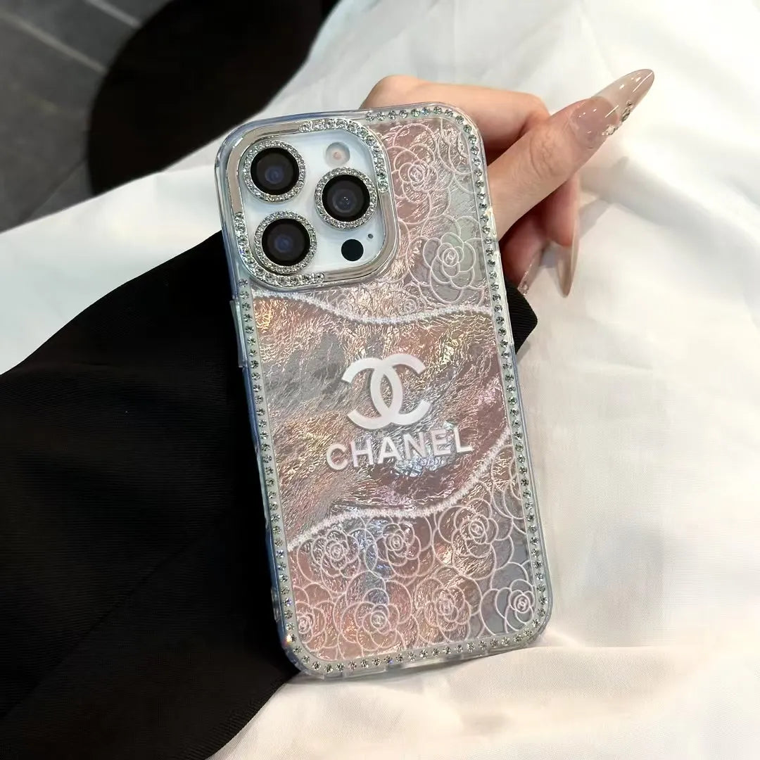 Chanel Inspired Pearl iPhone Case