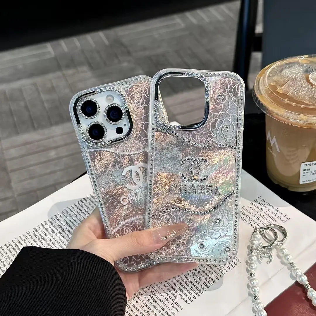 Chanel Inspired Pearl iPhone Case