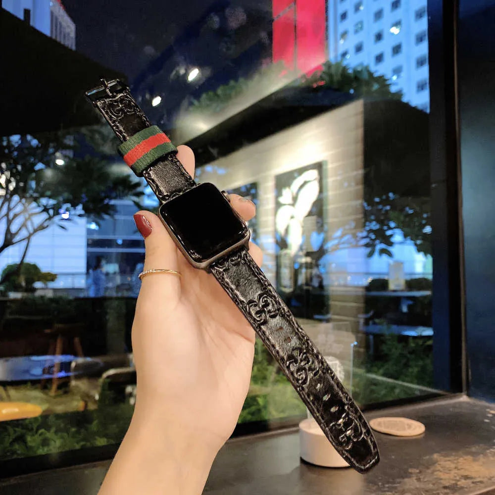 black gucci Apple Watch Band