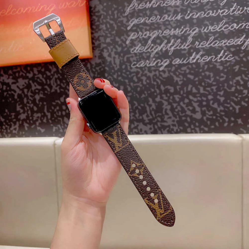 brown louis vuitton Apple Watch Band