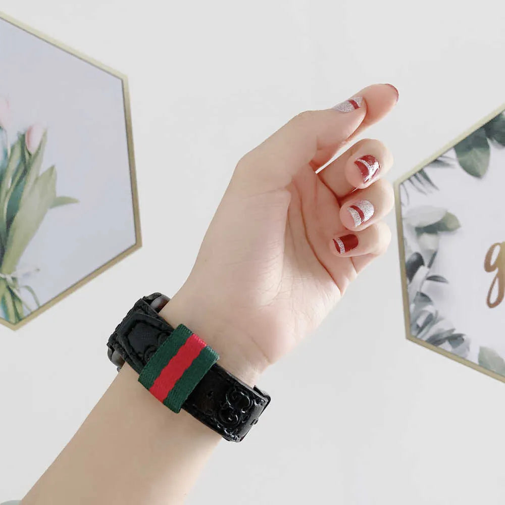 black gucci Apple Watch Band