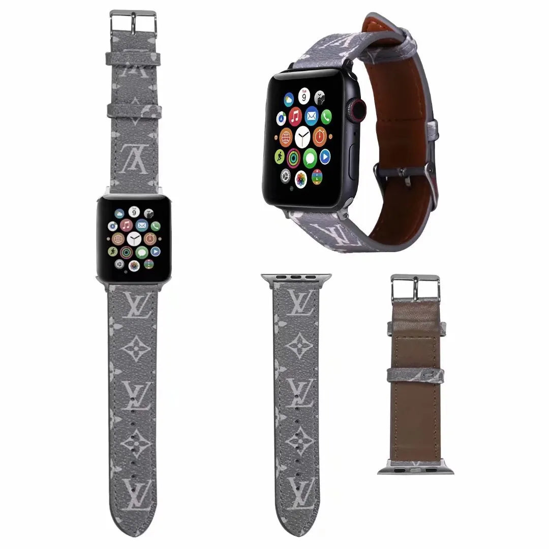 beige Designer Apple Watch Bands Louis Vuitton