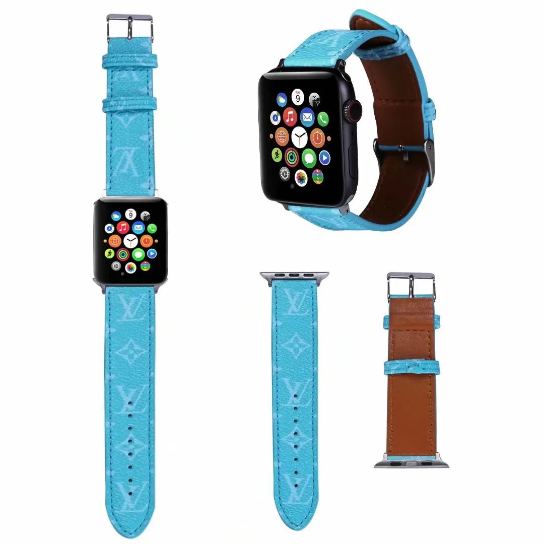 blue Designer Apple Watch Bands Louis Vuitton
