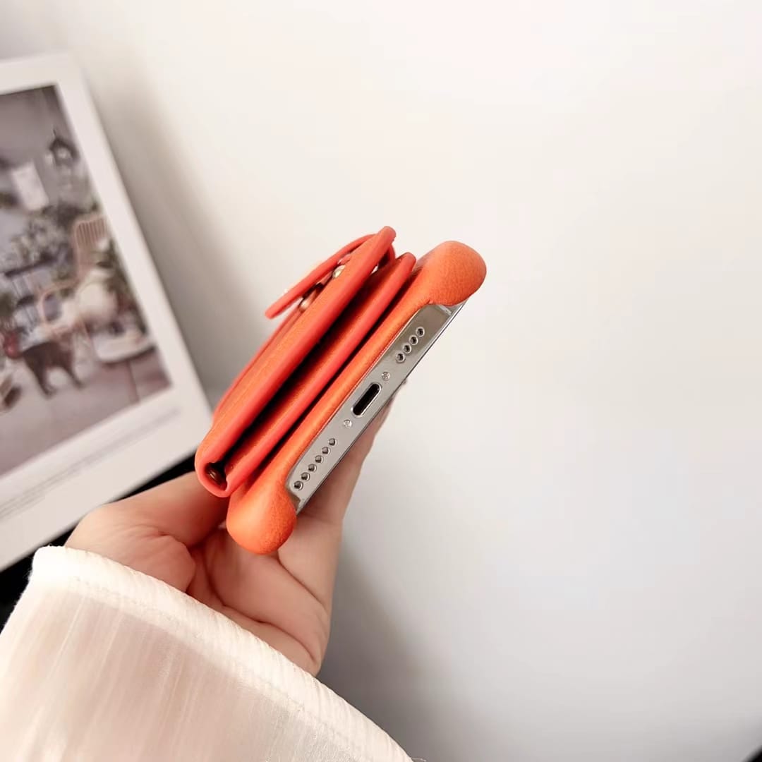 Leather Phone Case With Card Holder