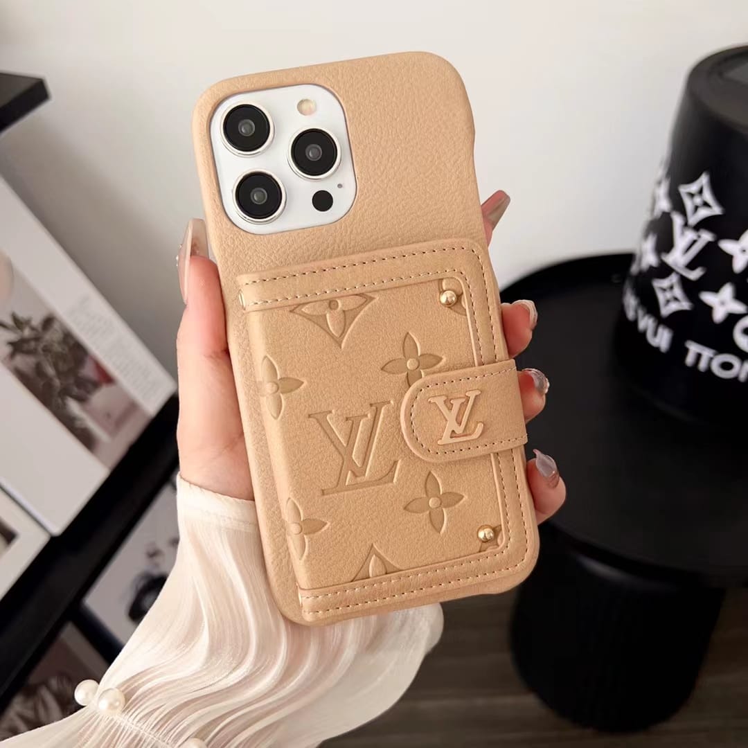 Leather Phone Case With Card Holder
