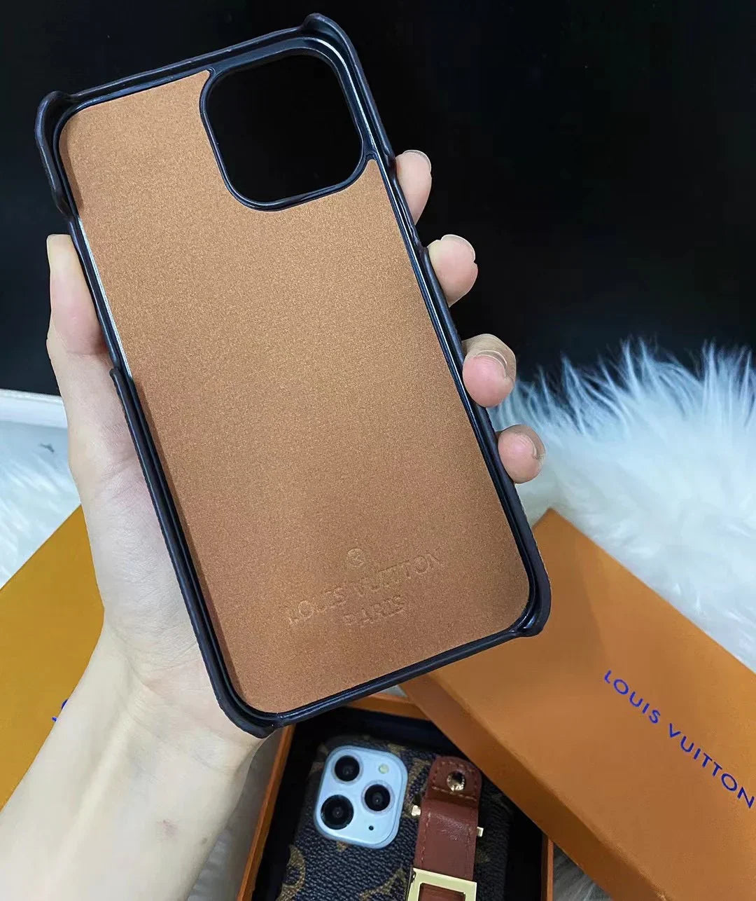 Phone Case With Hand Strap LV
