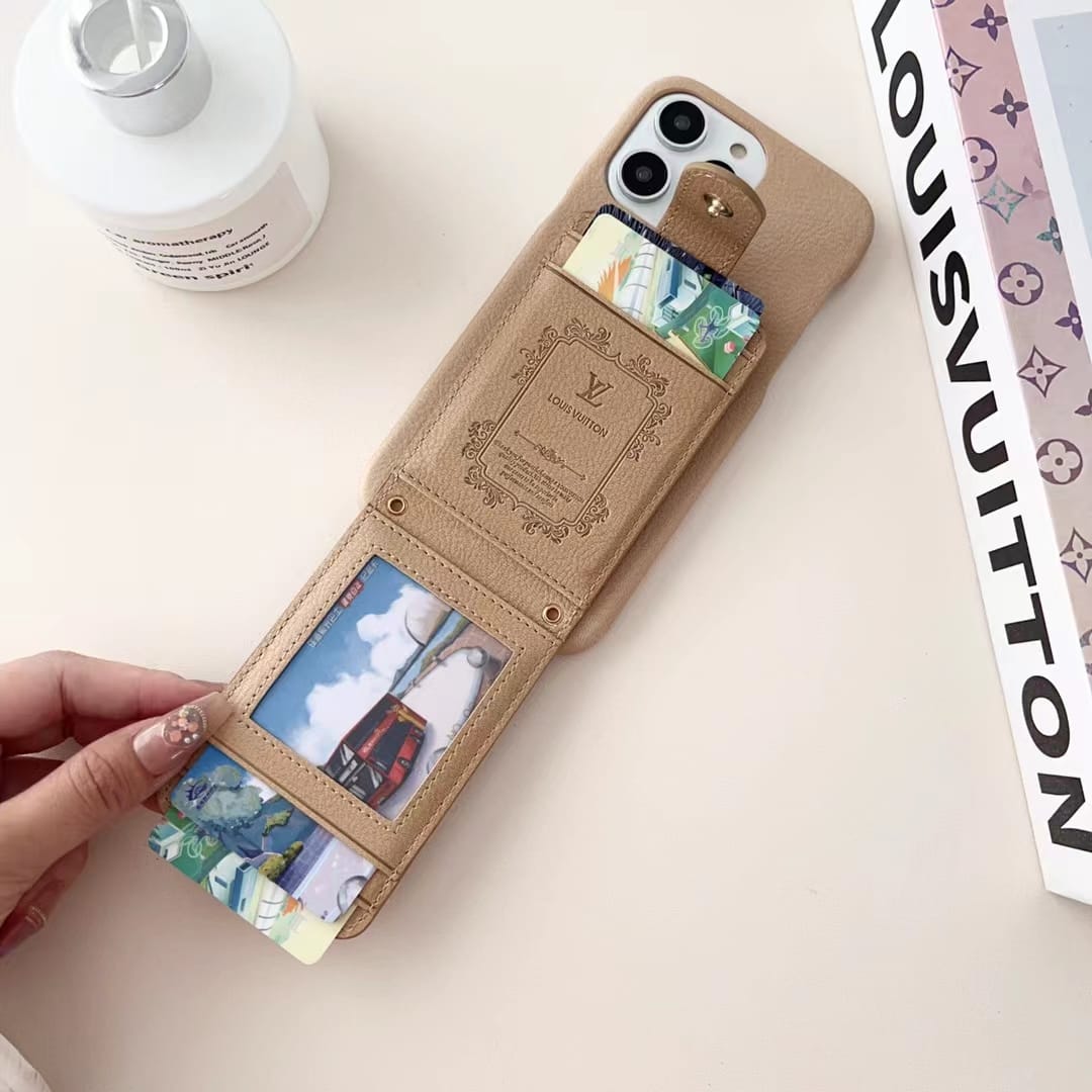 brown Louis Vuitton iPhone 16 Pro Case