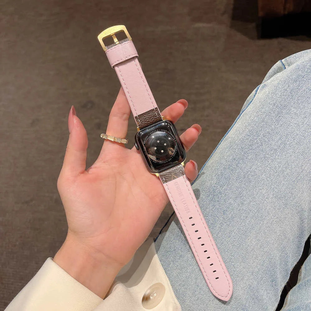 pink Luxury Apple Watch Bands Louis Vuitton