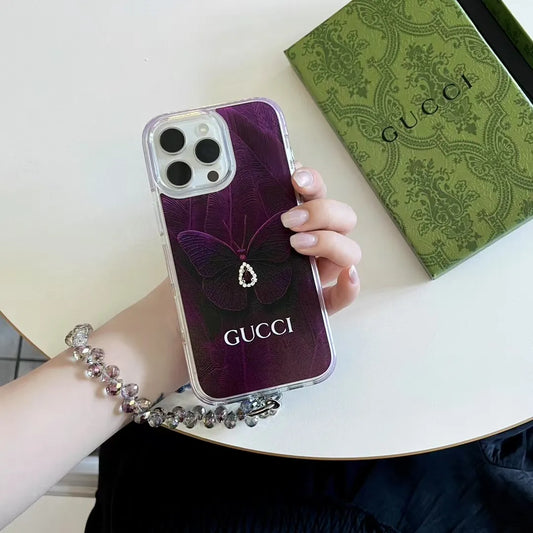 Luxury Gucci Butterfly iPhone Case