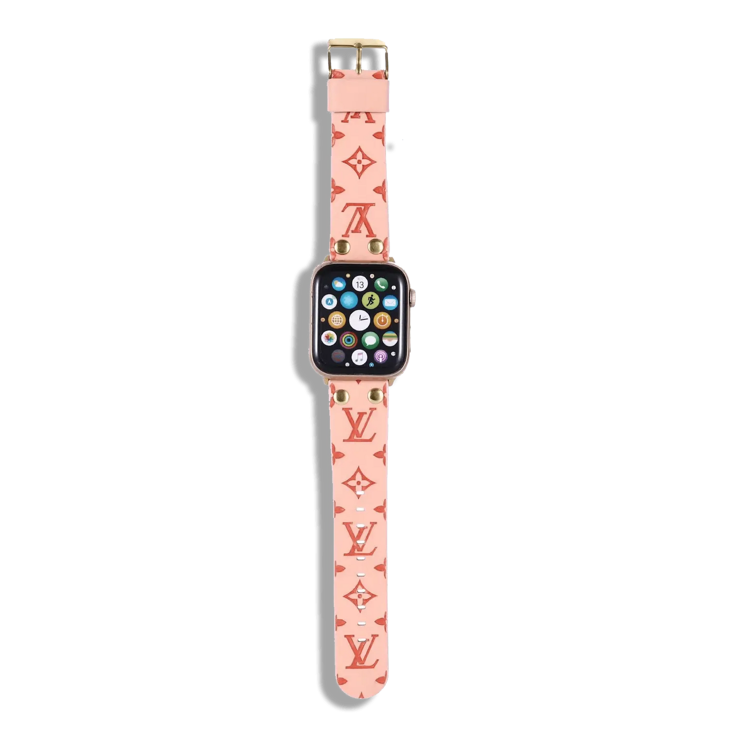 Pink Louis Vuitton Apple Watch Band