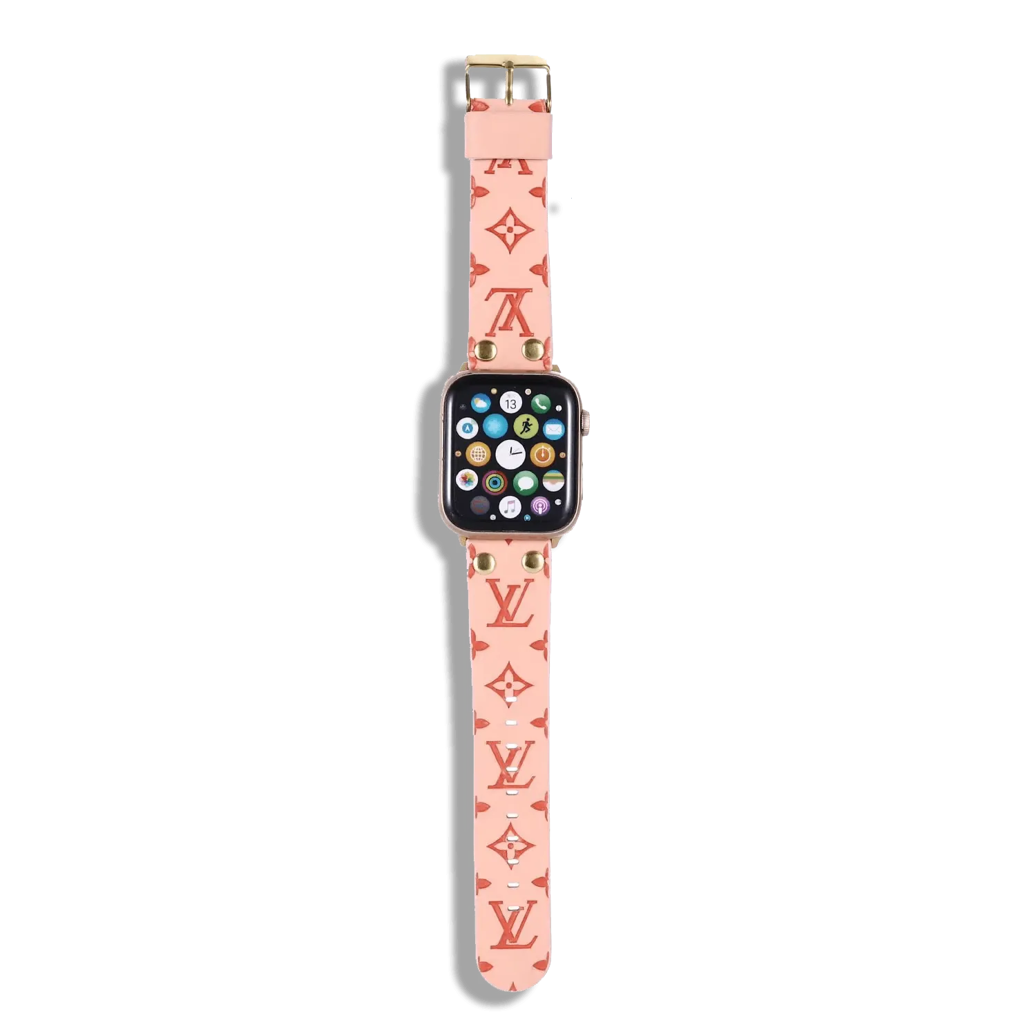 Pink Louis Vuitton Apple Watch Band