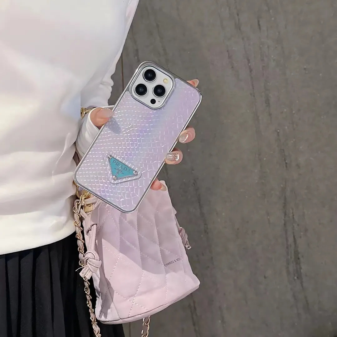 purple Prada Phone Case