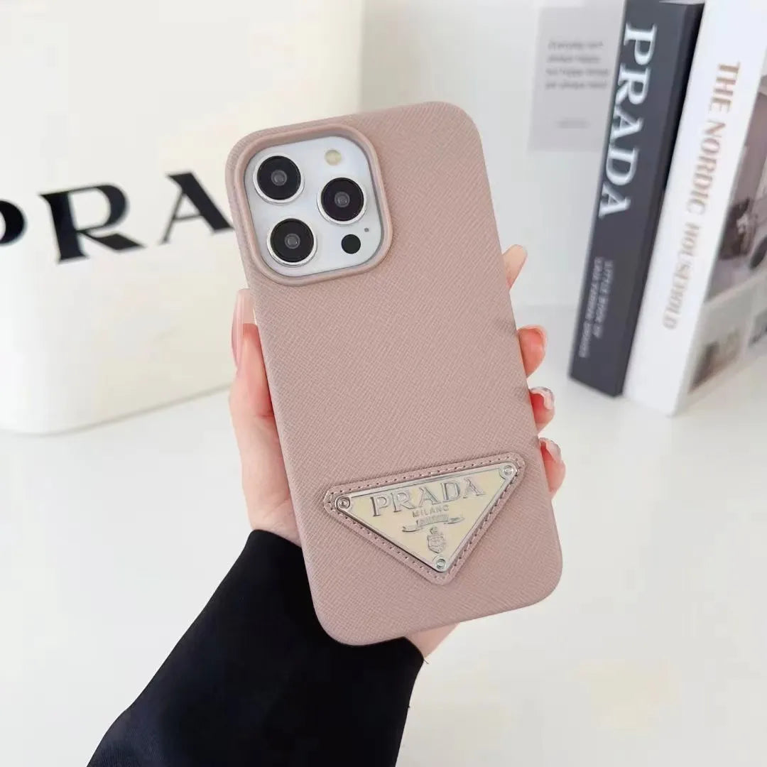brown prada phone cases