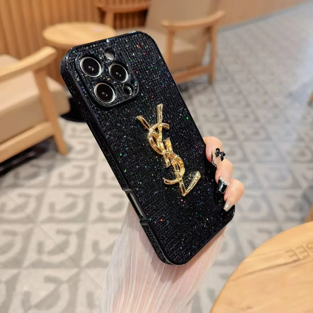 YSL Glitter iPhone Cases