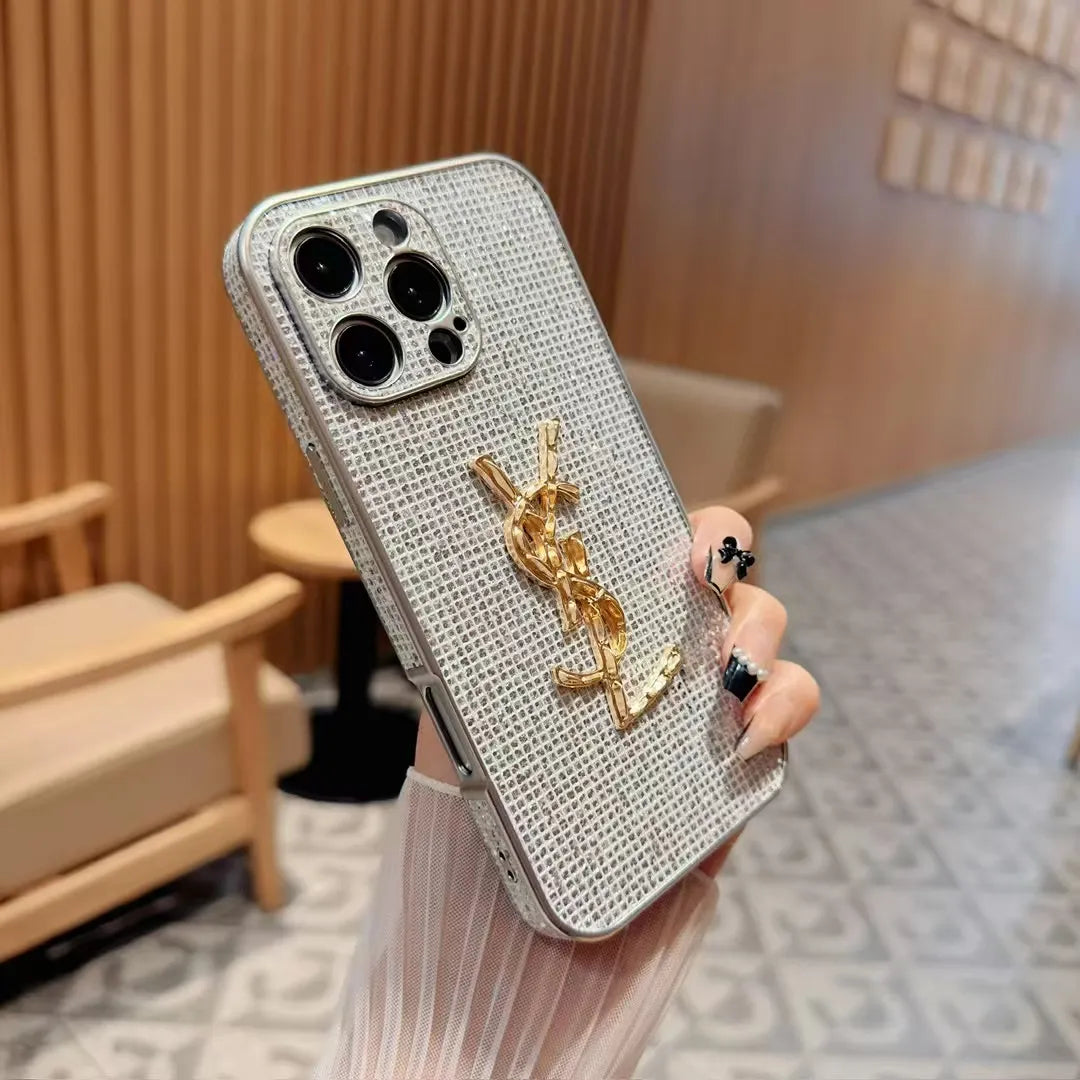 YSL Glitter iPhone Cases