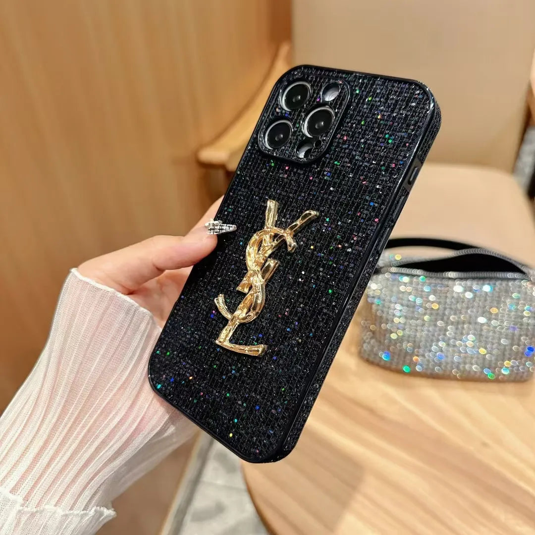 YSL Glitter iPhone Cases