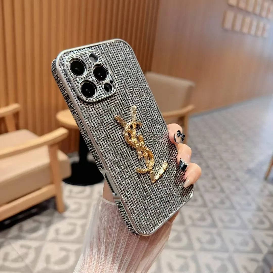 YSL Glitter iPhone Cases