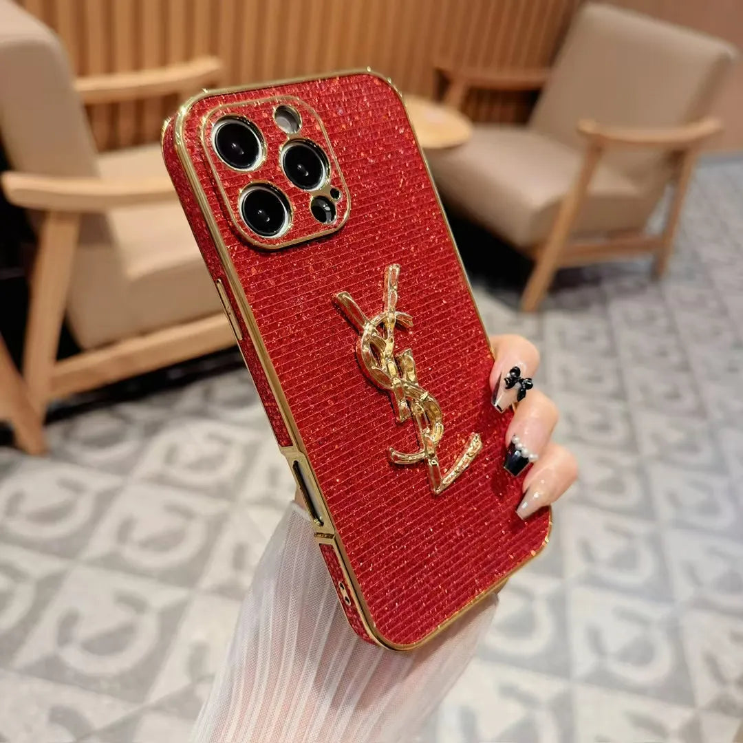 YSL Glitter iPhone Cases