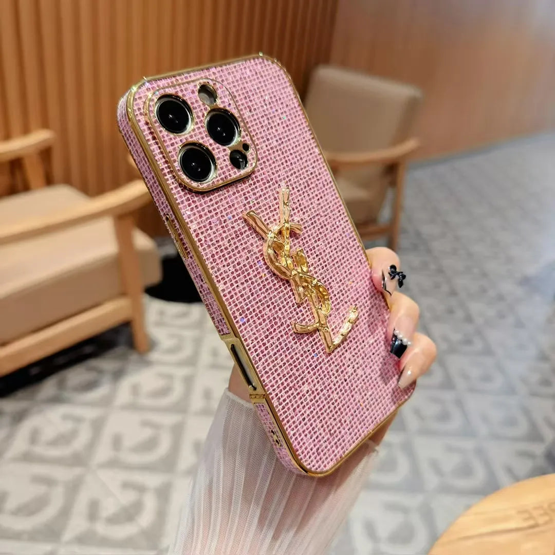 YSL Glitter iPhone Cases