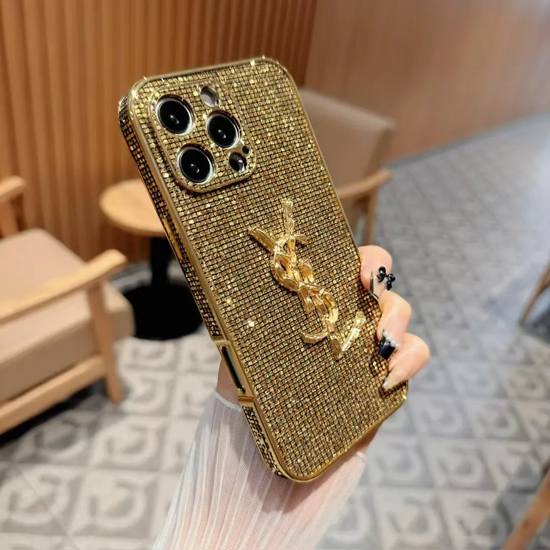 YSL Glitter iPhone Cases