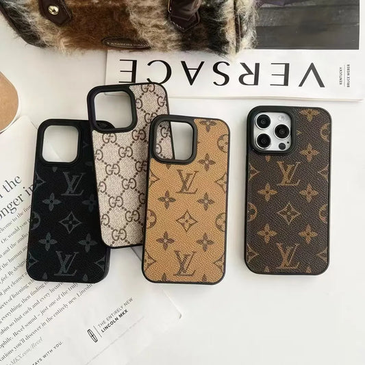 Louis Vuitton Apple leather phone case