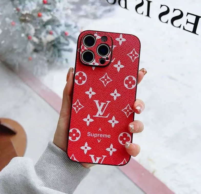 louis vuitton and supreme phone case