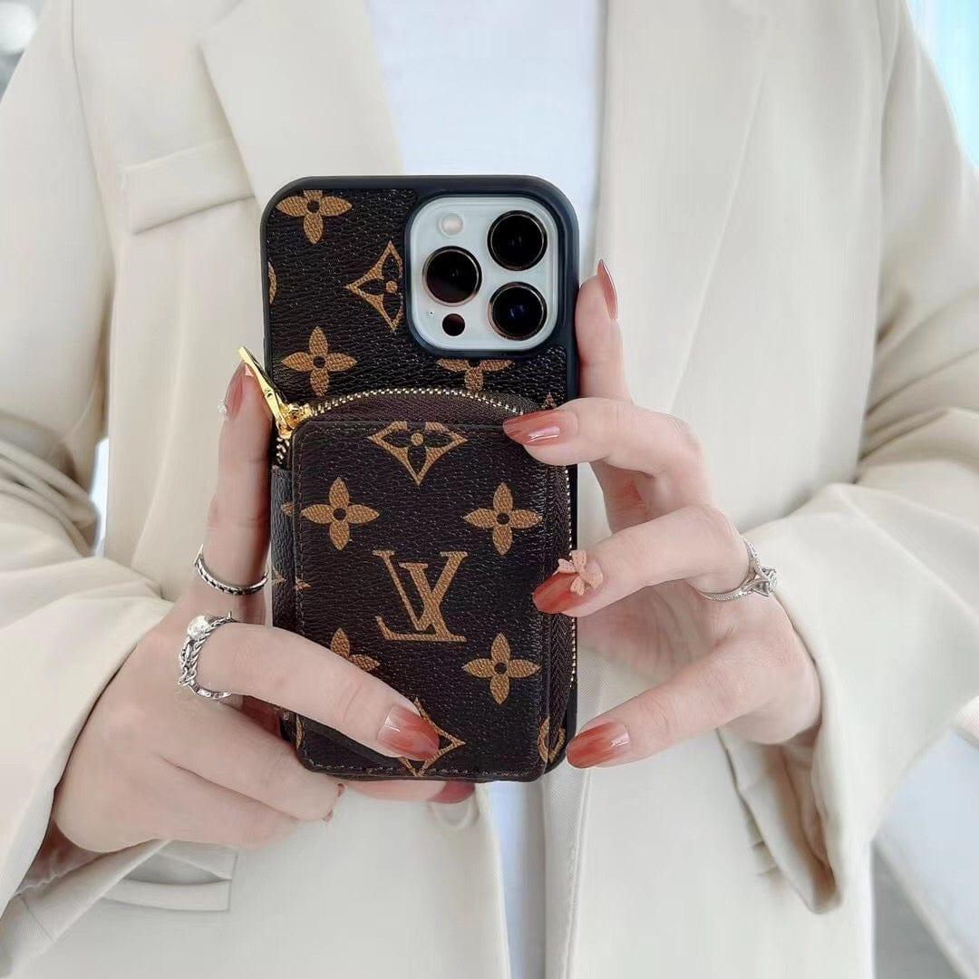 Lv Phone Case Wallet For IPhone 15 Pro