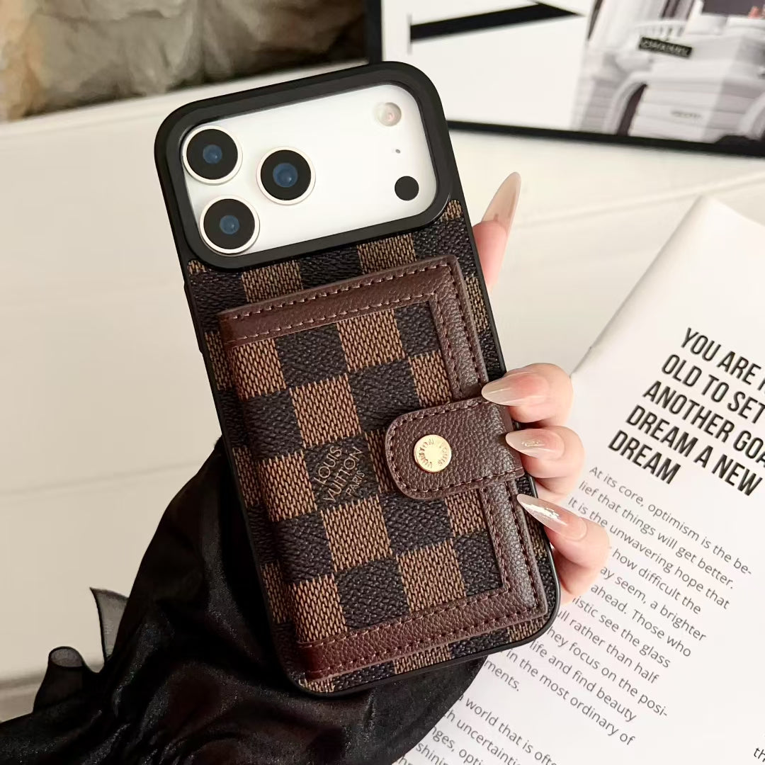 Louis vuitton iphone 17 pro case with card holder