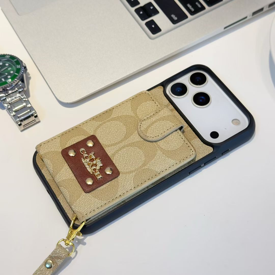 Louis Vuitton IPhone 17 Case With Hand Strap & Wallet Card