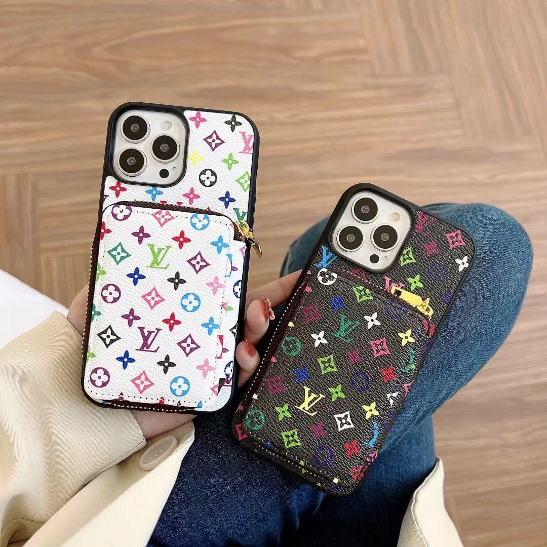 Lv Phone Case Wallet For IPhone 15 Pro