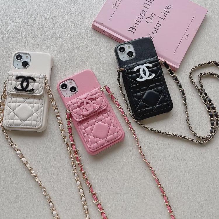 chanel phone case on chain