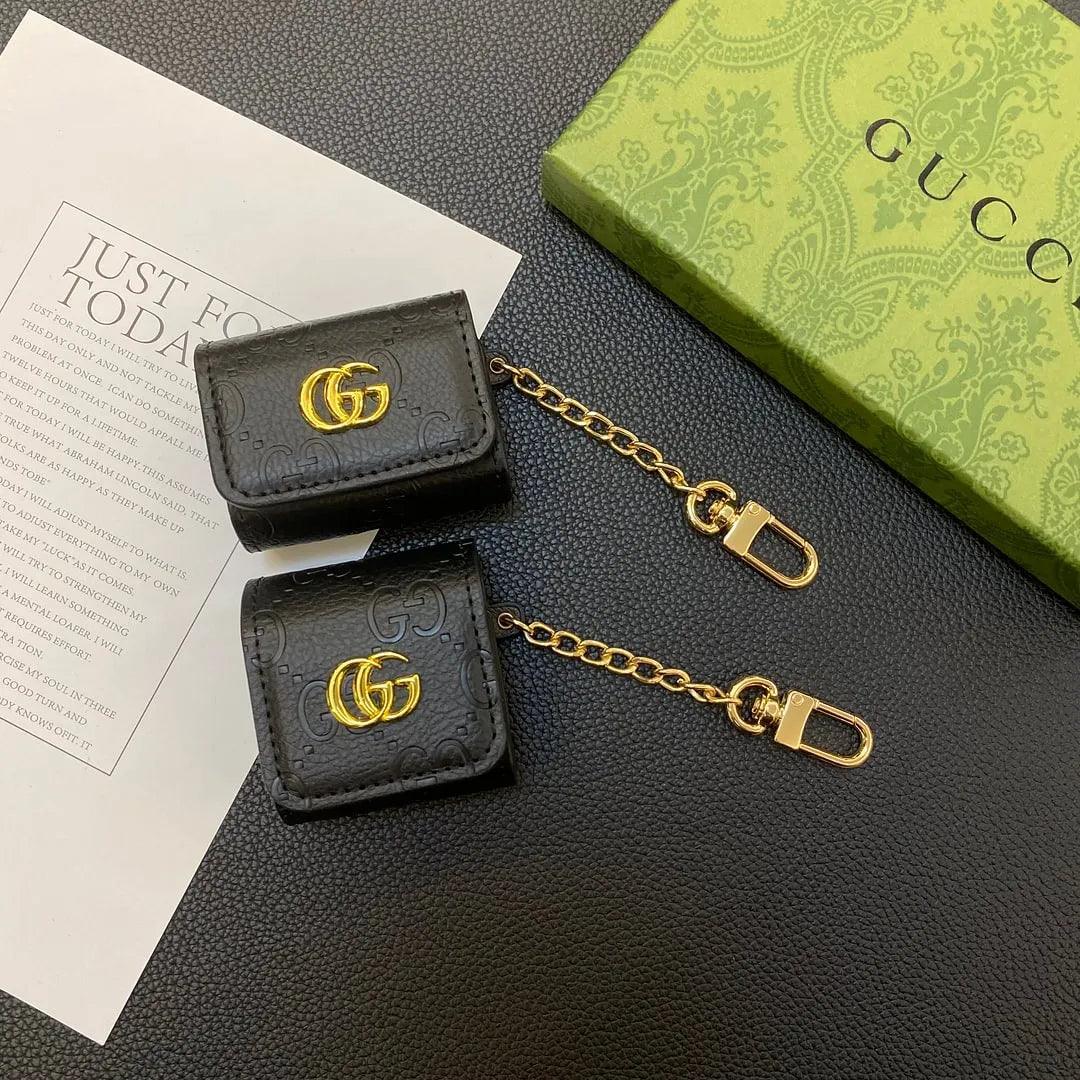 black Airpods Pro Case for Gucci