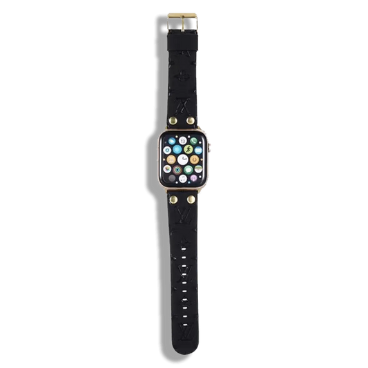 Black Louis Vuitton Apple Watch Band
