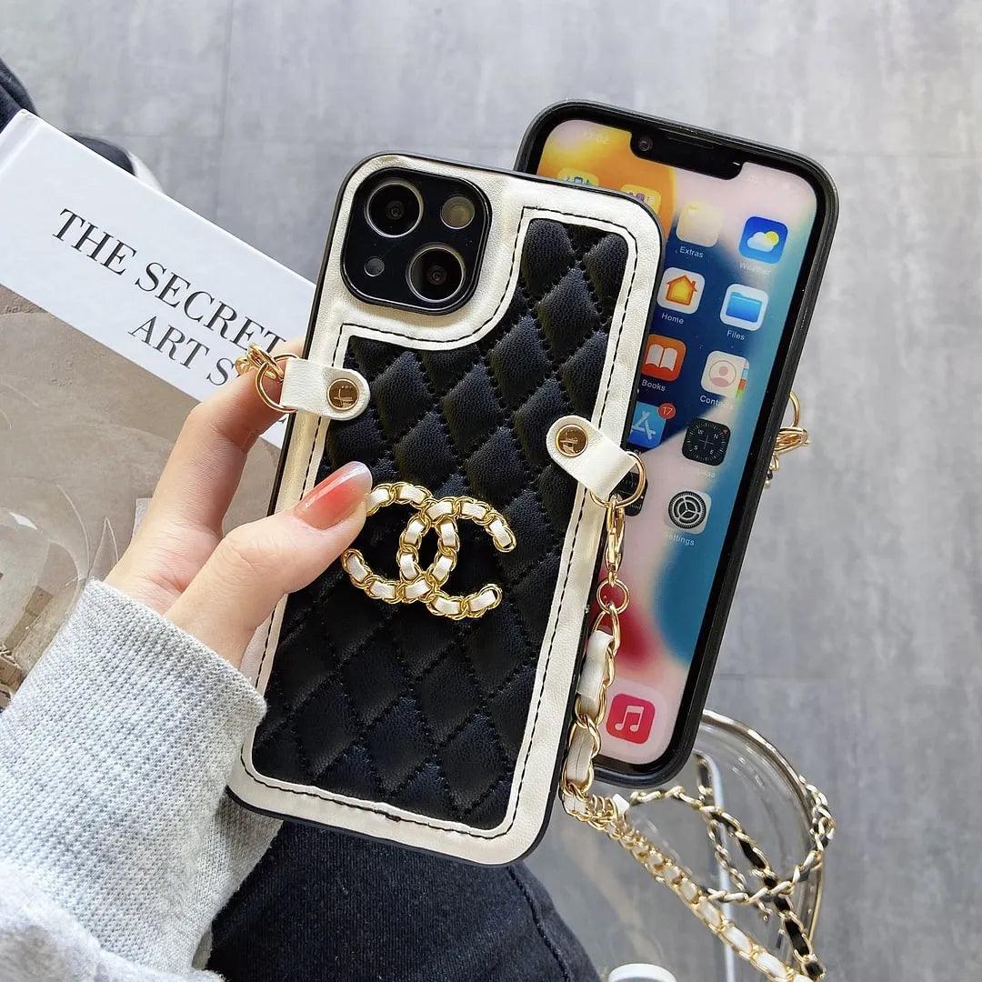 Chanel phone case with chain