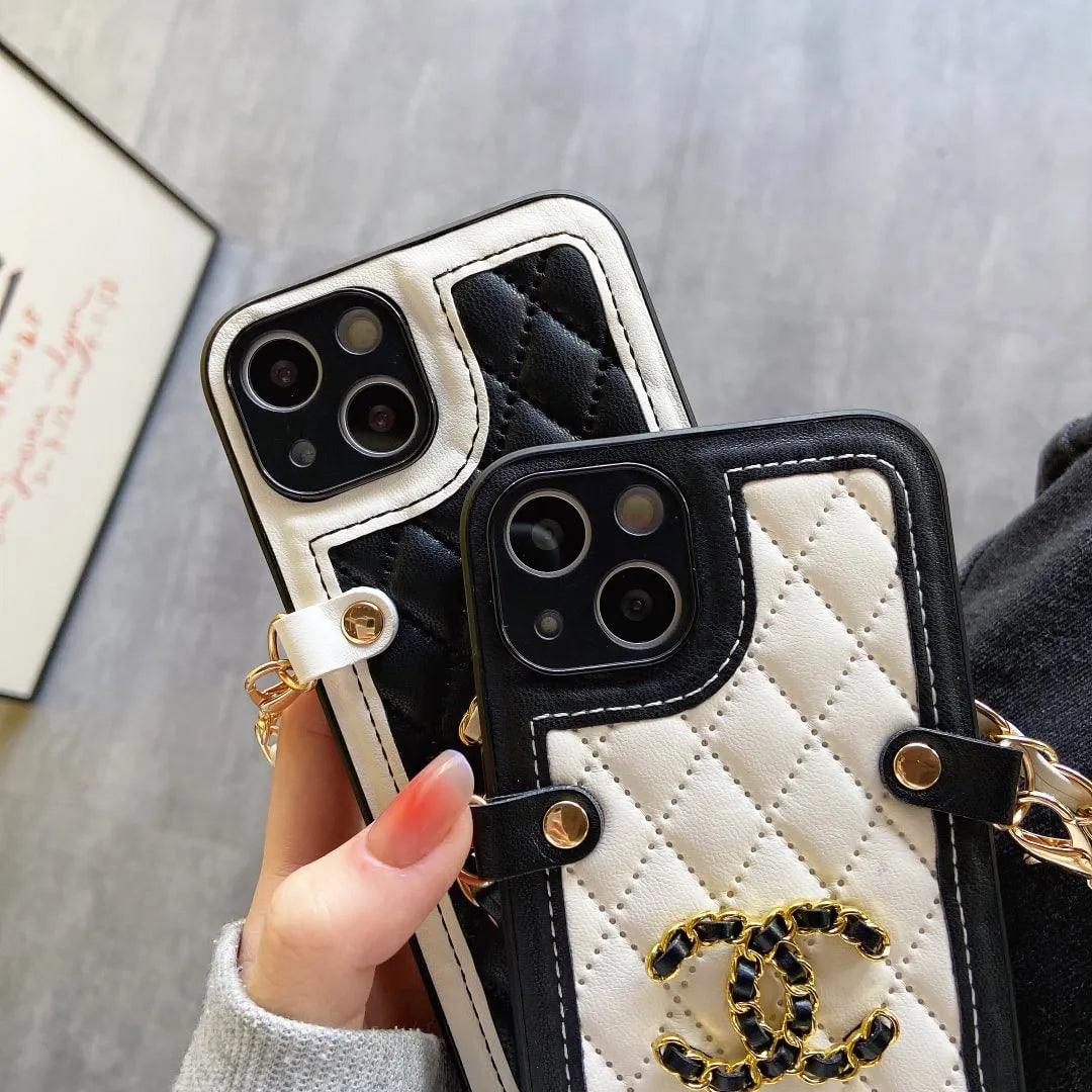 Chanel phone case with chain