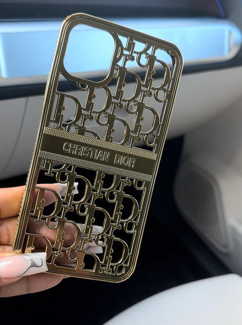 Christian Dior Phone Case Silver