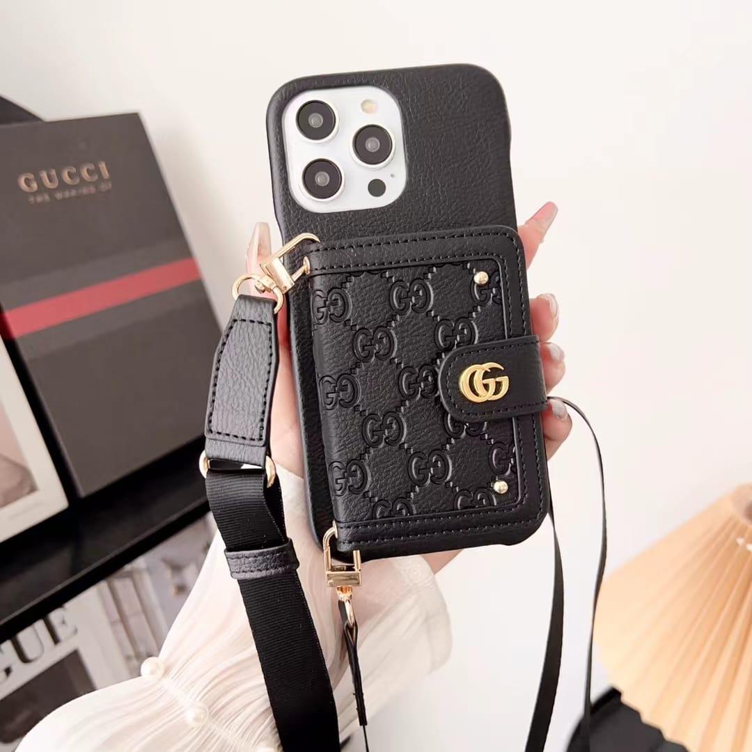 Gucci Iphone Case With Strap