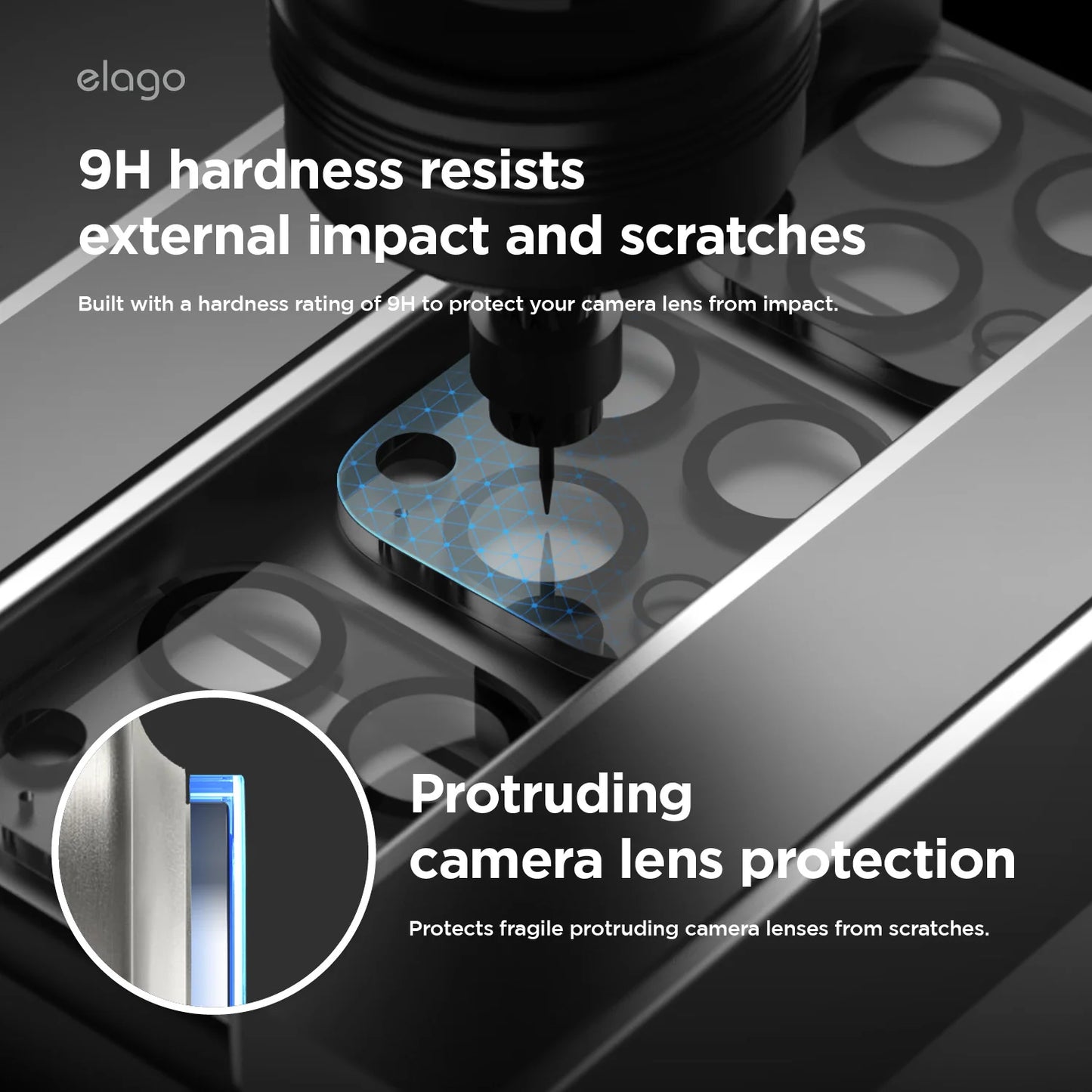 IPhone Screen Protector Camera Cover [1 or 2 Pcs]