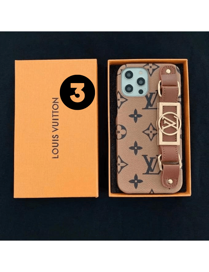 Phone Case With Hand Strap LV