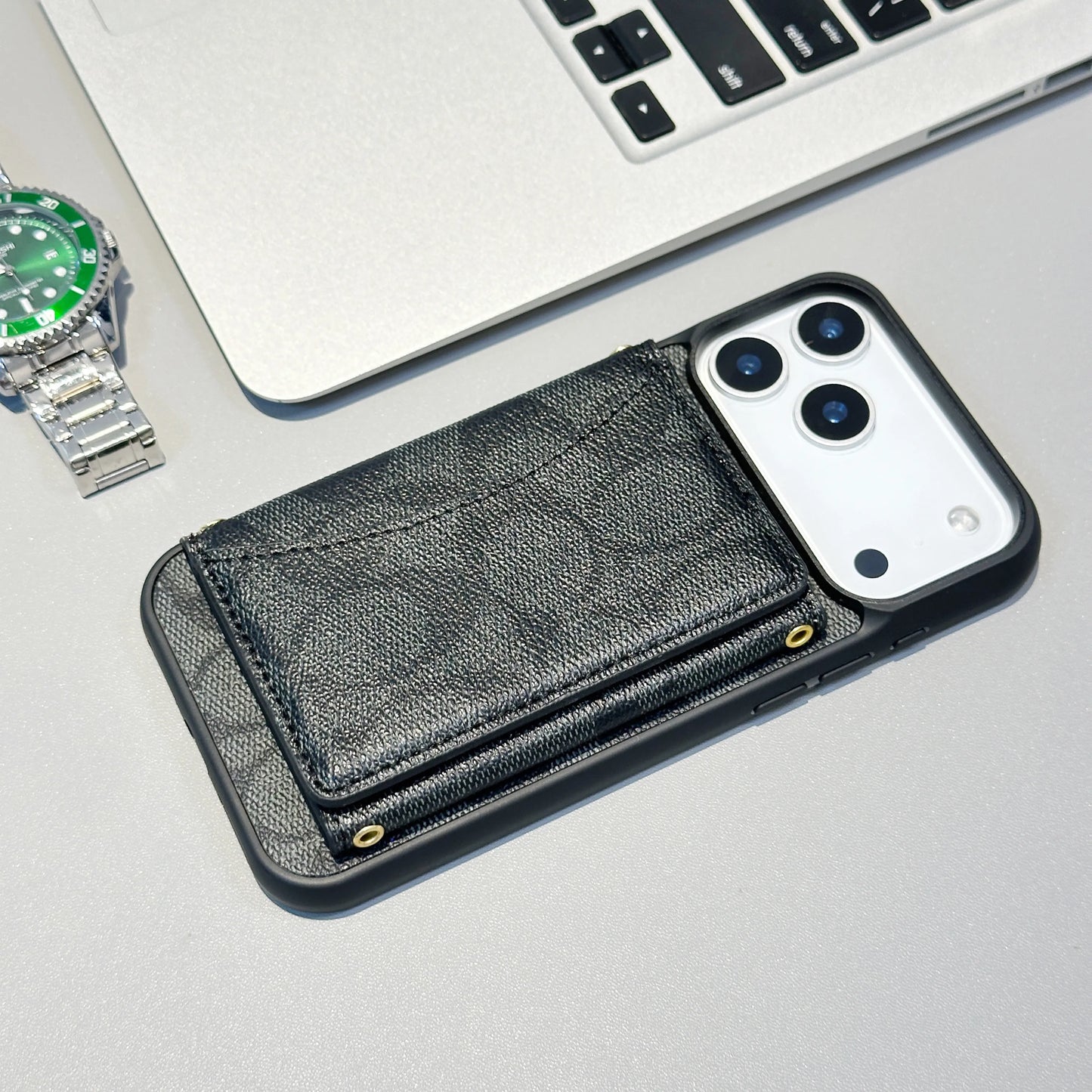 black Coach iPhone 17 Pro Max Case 