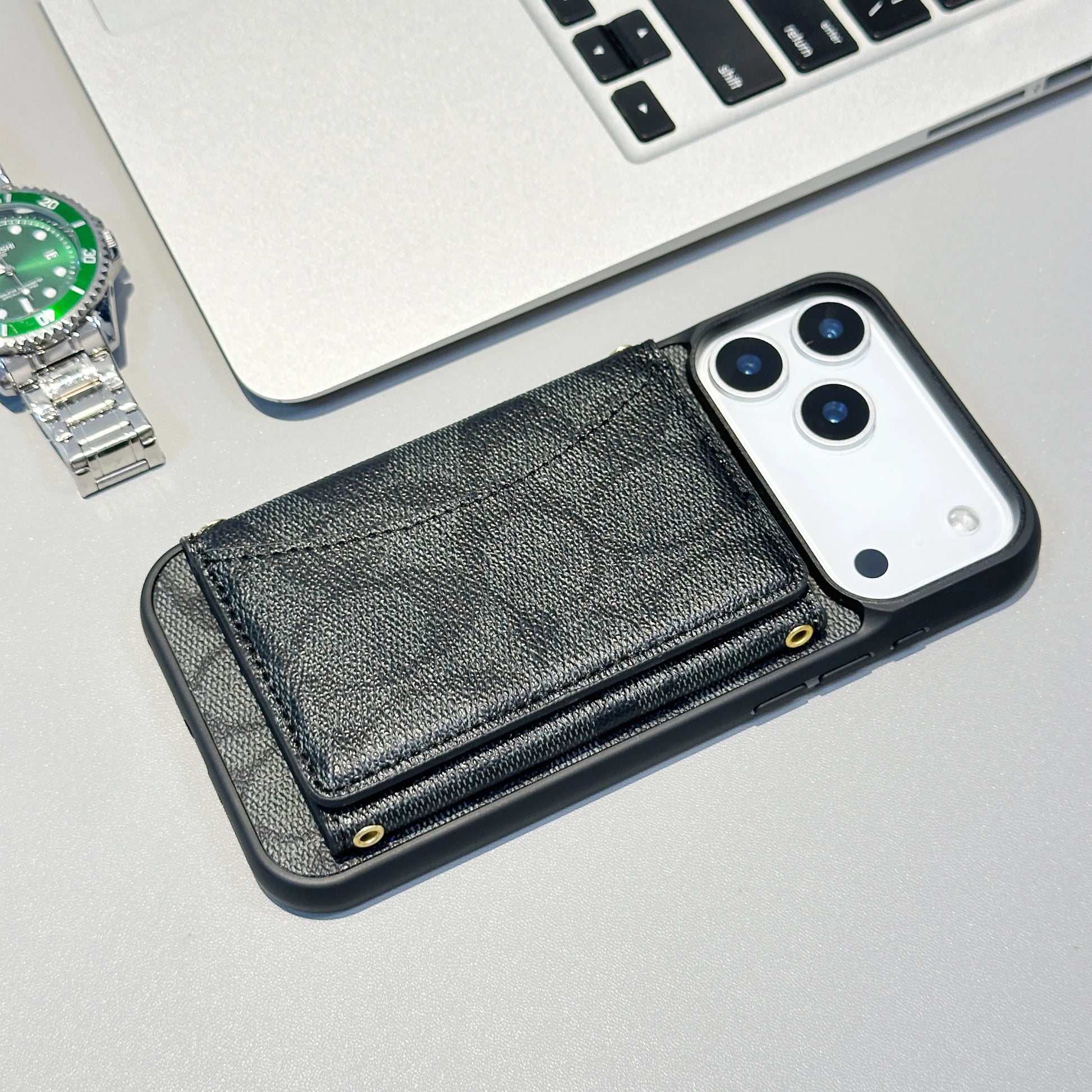black Coach iPhone 17 Pro Max Case 