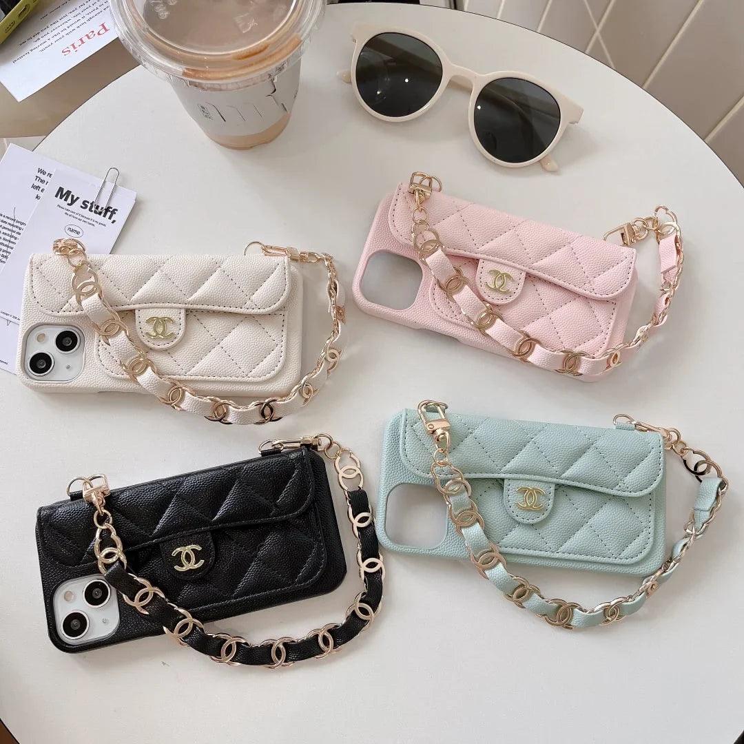 Chanel Phone Case With Strap