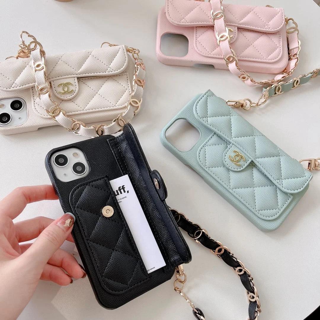 Chanel Phone Case With Strap